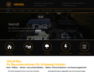 heindlbau.de screenshot