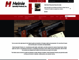 heinie.com screenshot