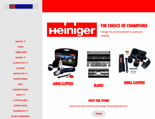 heiniger.co.uk screenshot