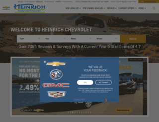 heinrichchevy.com screenshot