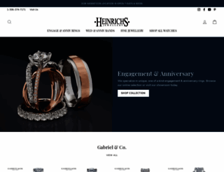 heinrichsjewellery.com screenshot
