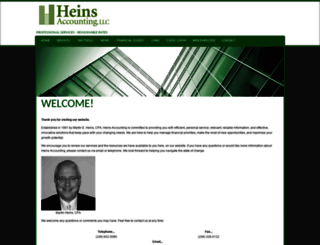 heinsacct.com screenshot