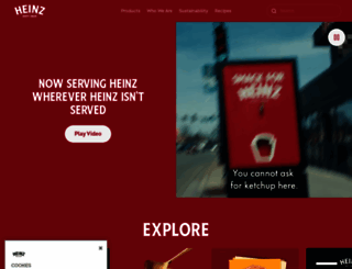 heinz.com screenshot