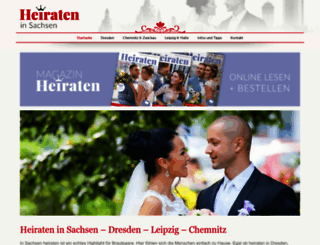 heirateninsachsen.de screenshot