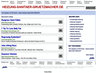 heizung-sanitaer-gruetzmacher.de screenshot