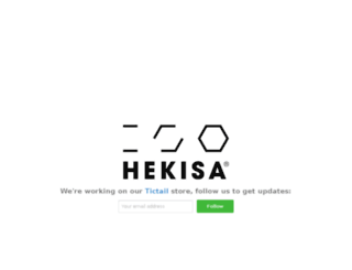 hekisa.tictail.com screenshot