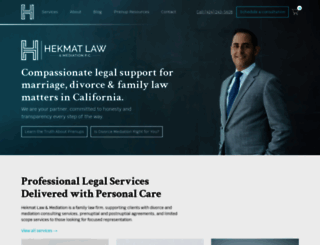 hekmatfamilylaw.com screenshot