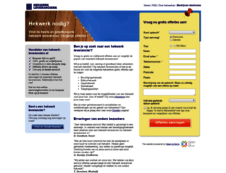 hekwerk-leveranciers.nl screenshot