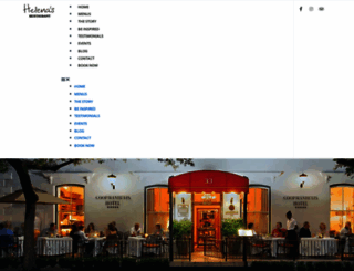 helenasrestaurant.co.za screenshot