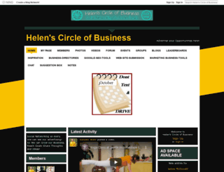 helenscrcle.ning.com screenshot