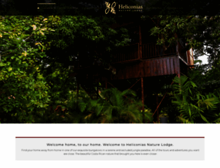 heliconiasnaturelodge.com screenshot