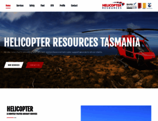 helicopterresources.com.au screenshot
