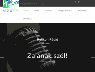 helikonradio.hu screenshot