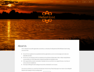 heliohost.org screenshot