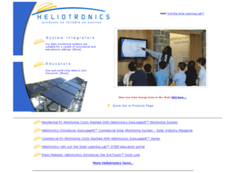 heliotronics.com screenshot