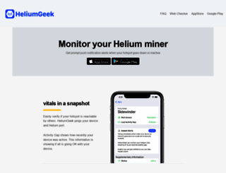 heliumgeek.com screenshot