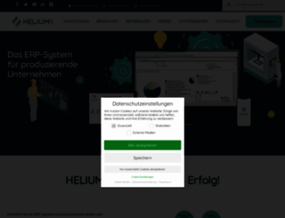 heliumv.com screenshot