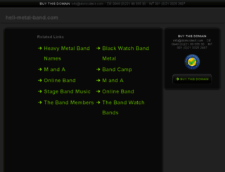 hell-metal-band.com screenshot