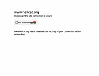 hellcat.org screenshot