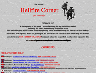 hellfirecorner.co.uk screenshot