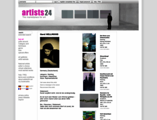 hellmood.artists.de screenshot