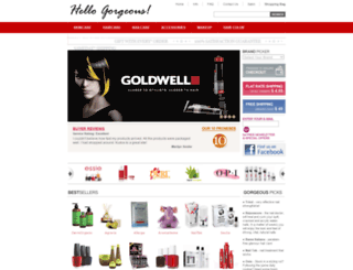 hello-gorgeous.net screenshot
