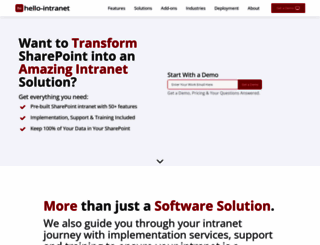 hello-intranet.com screenshot