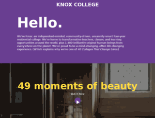hello.knox.edu screenshot