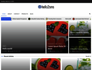hello2sms.com screenshot