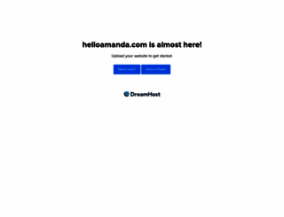 helloamanda.com screenshot