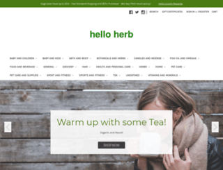 helloherb.com screenshot