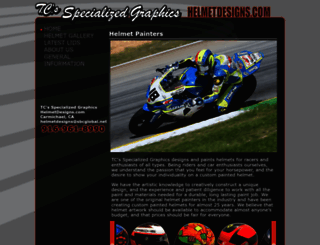 helmetdesigns.com screenshot