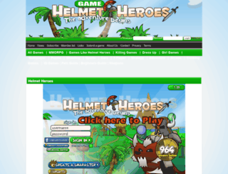 helmetheroesgame.com screenshot