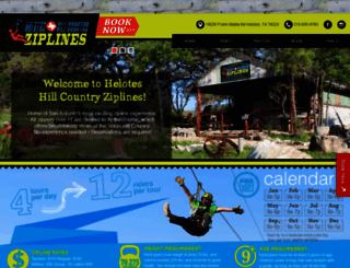 heloteshillcountryziplines.com screenshot