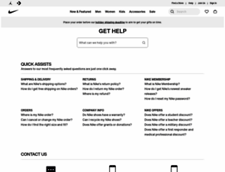 help-all.nike.com screenshot