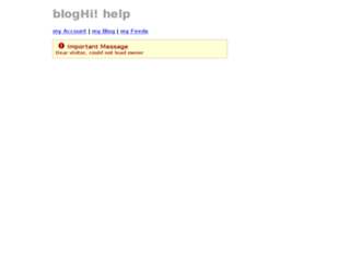 help.bloghi.com screenshot