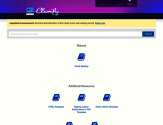 help.clarify-it.com screenshot