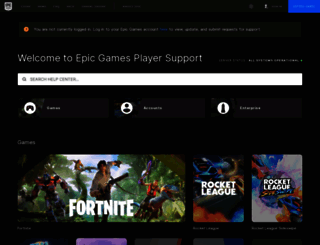 help.epicgames.com screenshot