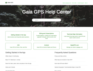 help.gaiagps.com screenshot