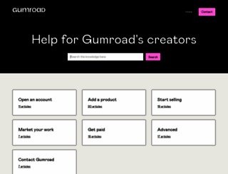 help.gumroad.com screenshot
