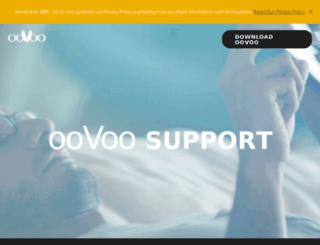 help.oovoo.com screenshot