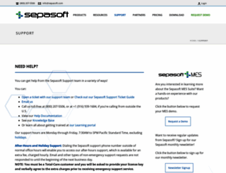 help.sepasoft.com screenshot