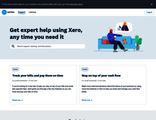help.xero.com screenshot