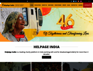 helpageindia.org screenshot