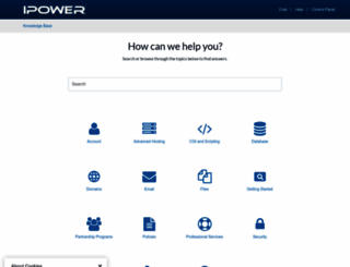 helpcenter.ipowerweb.com screenshot