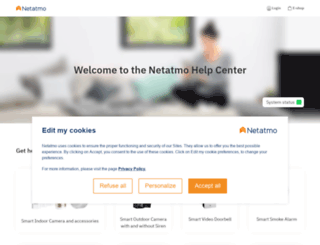 helpcenter.netatmo.com screenshot