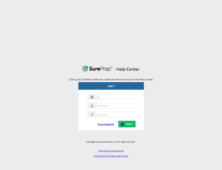 helpcenter.sureprep.com screenshot