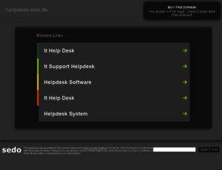 helpdesk-one.de screenshot