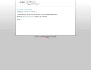 helpdesk.aquaresorts.com screenshot