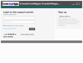 helpdesk.createcoolapps.com screenshot